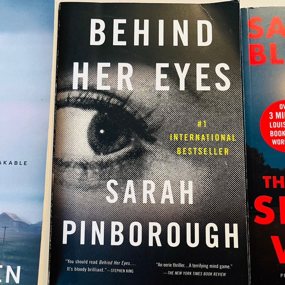 Book bundle of three‎ books If You Tell Behind Her Eyes The Silent Woman - Picture 3 of 10
